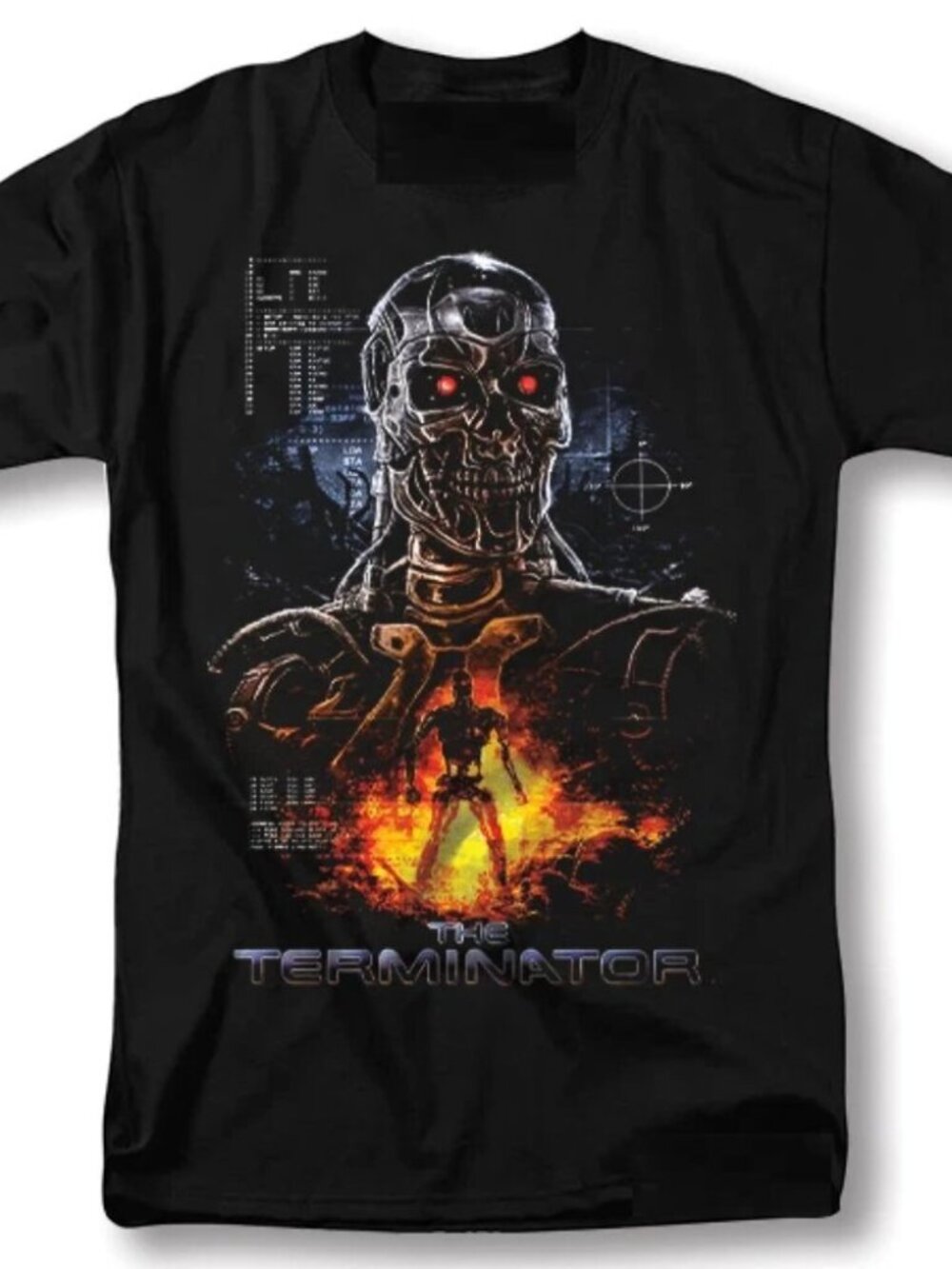 Terminator Shirt Graphic Movie Classic Retro Graphic Design T-Shirt 252